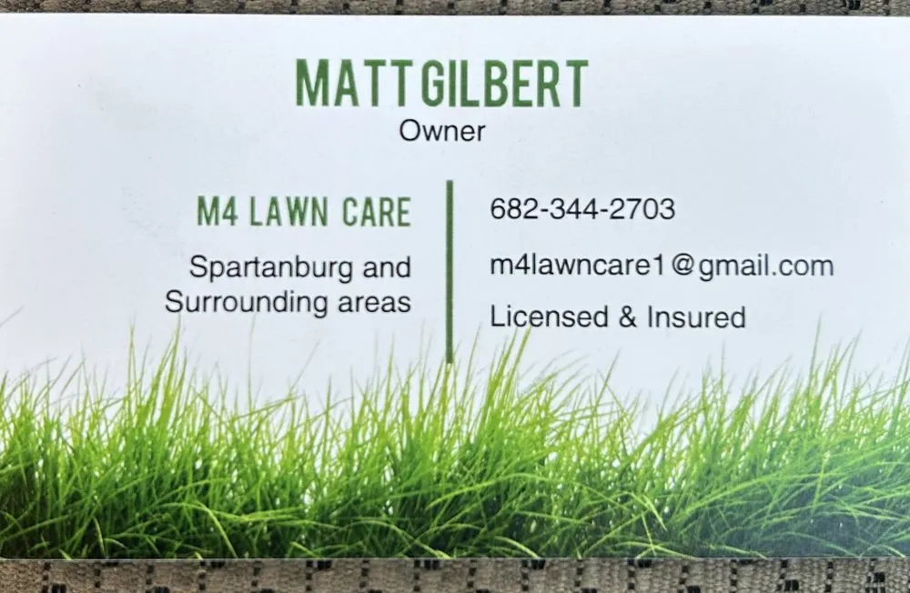Local lawn mowing service experts serving Duncan, SC - M4 Lawn Care
