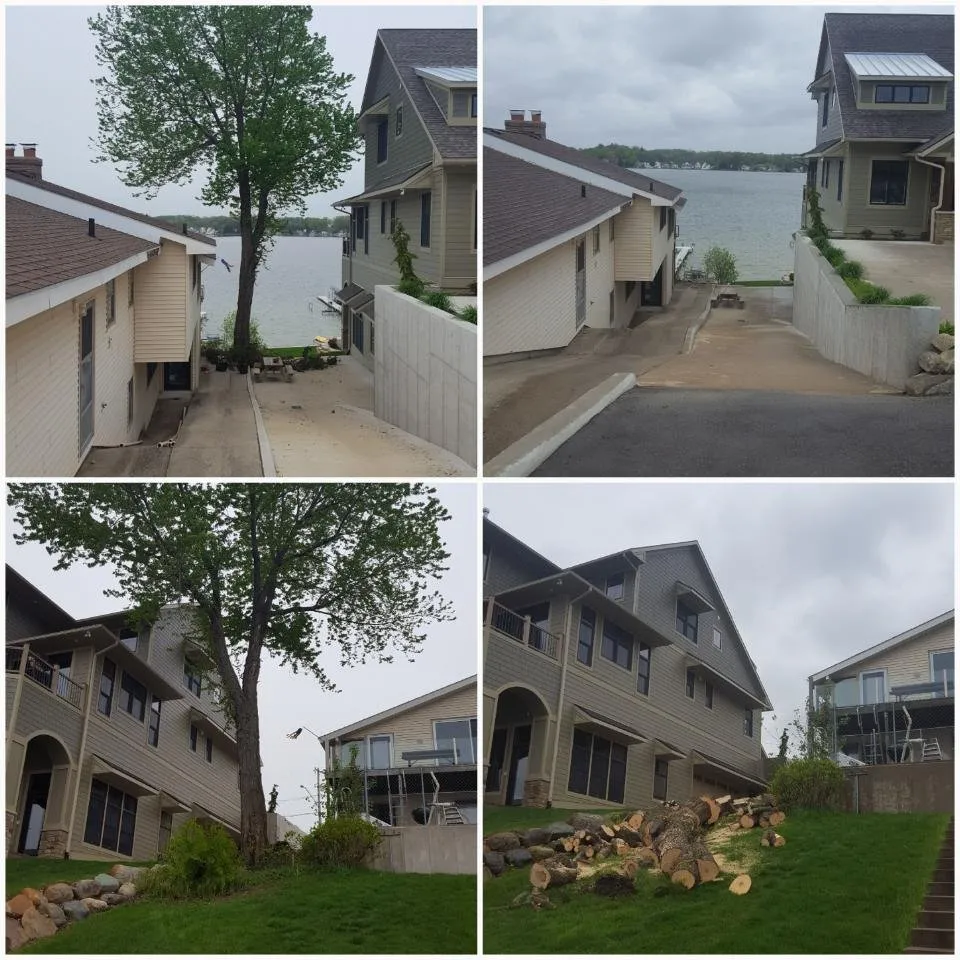 Local landscape design for year-round maintenance in West Olive, MI by M&A All Seasons Tree Service