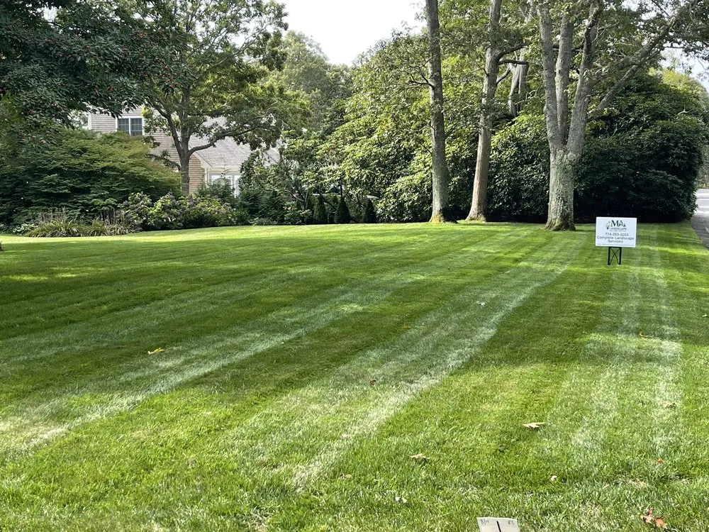 Custom landscape installation for year-round maintenance in Chatham, MA by MA Landscape and Home Services