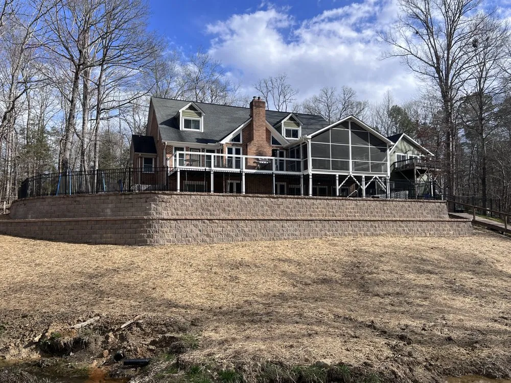 Custom landscape design in Waxhaw, NC by Ma Outdoor Services