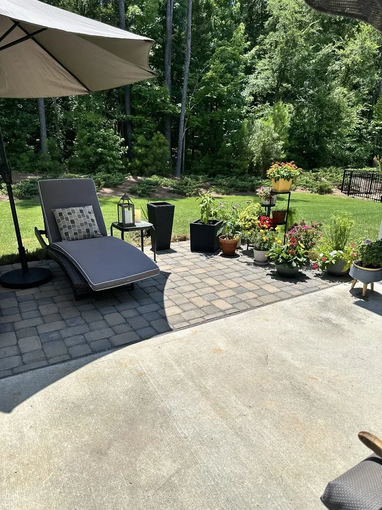 Custom garden landscaping for beautiful yards in Waxhaw, NC by Ma Outdoor Services