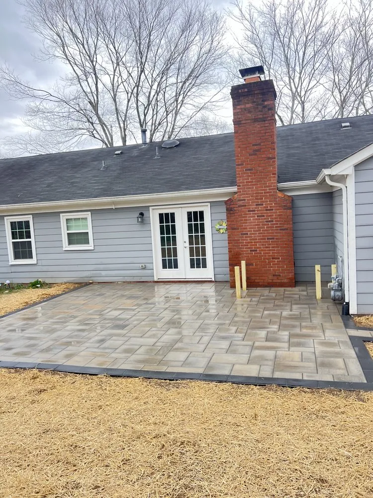 Custom landscape installation in Waxhaw, NC - Ma Outdoor Services