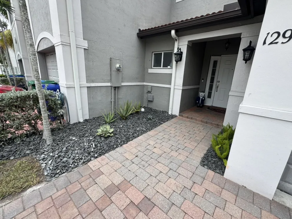 Professional landscape installation with custom design in Fort Lauderdale, FL by M&A Tree and Lawn Service