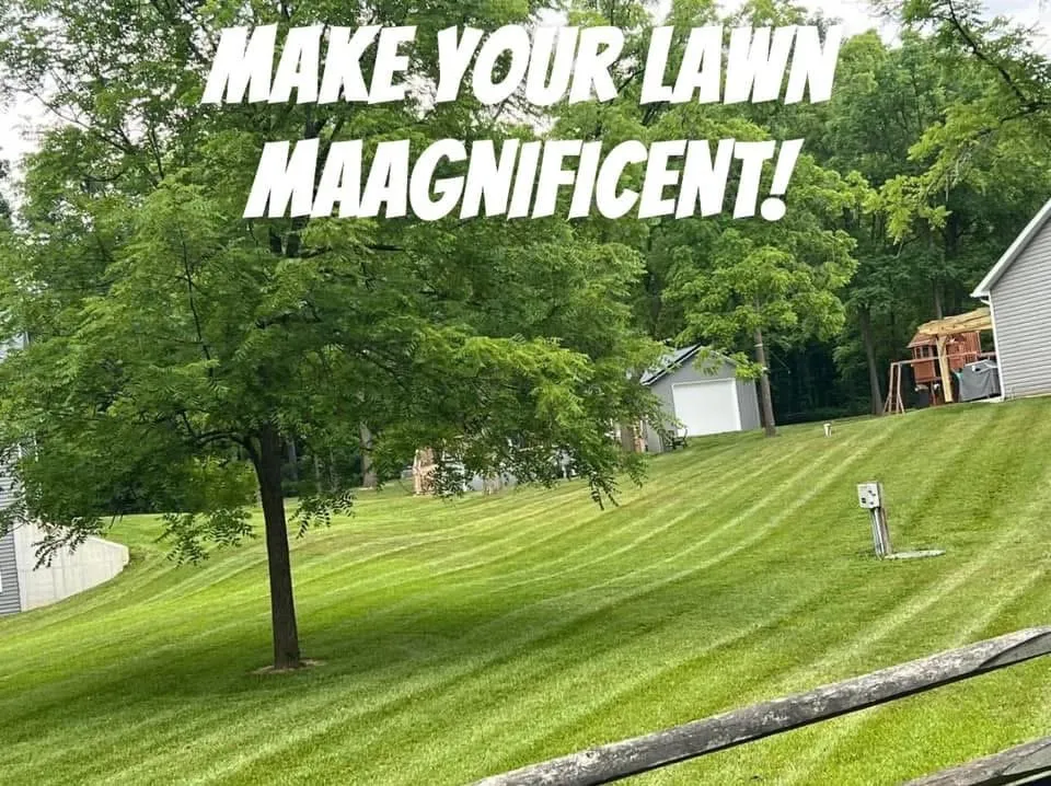 Professional lawn care service for residential properties in Fremont, IN by Maagnificent Lawn Care