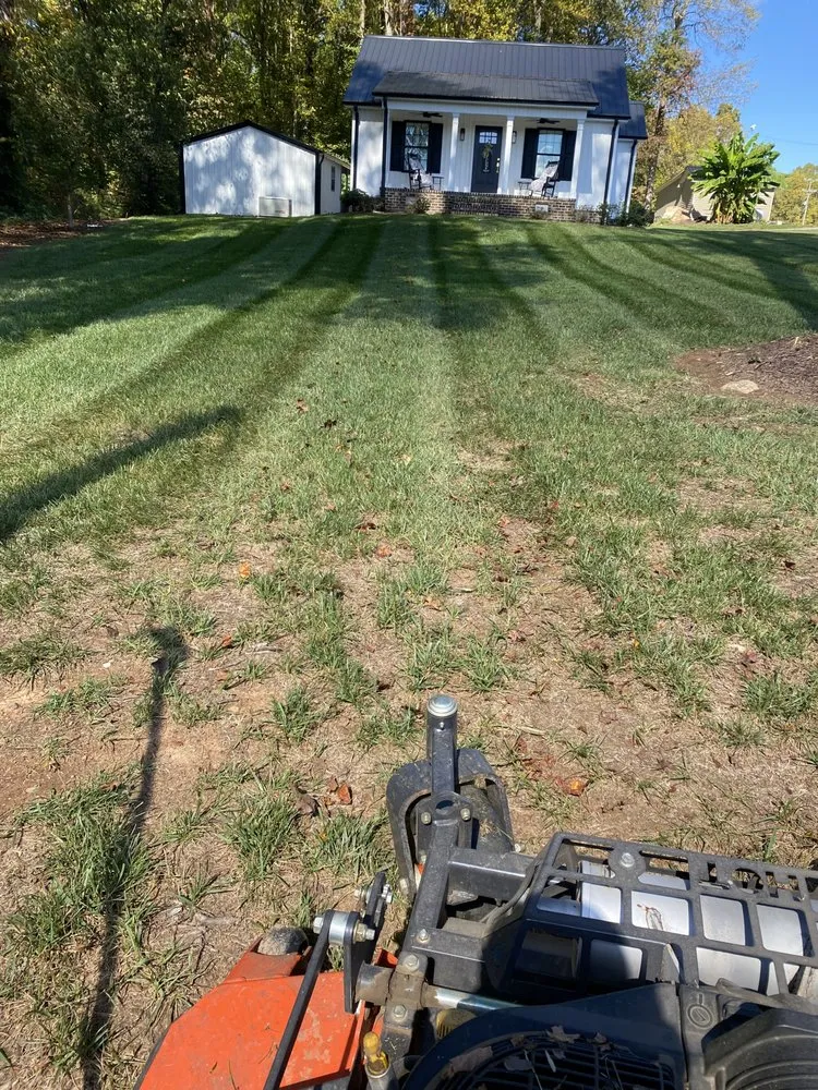 Professional outdoor landscaping in Graham, NC by Mabe’s Lawncare