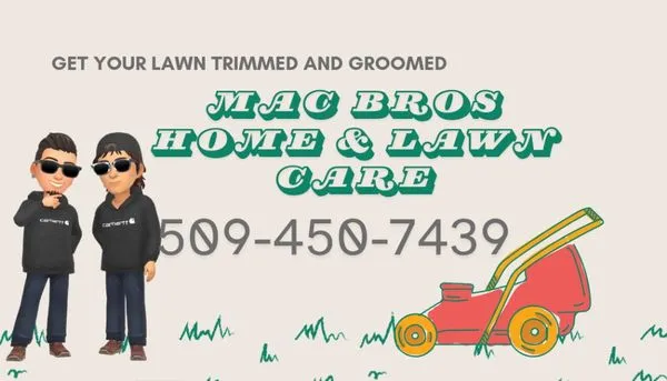 Mac Bros Home & Lawn Care Logo