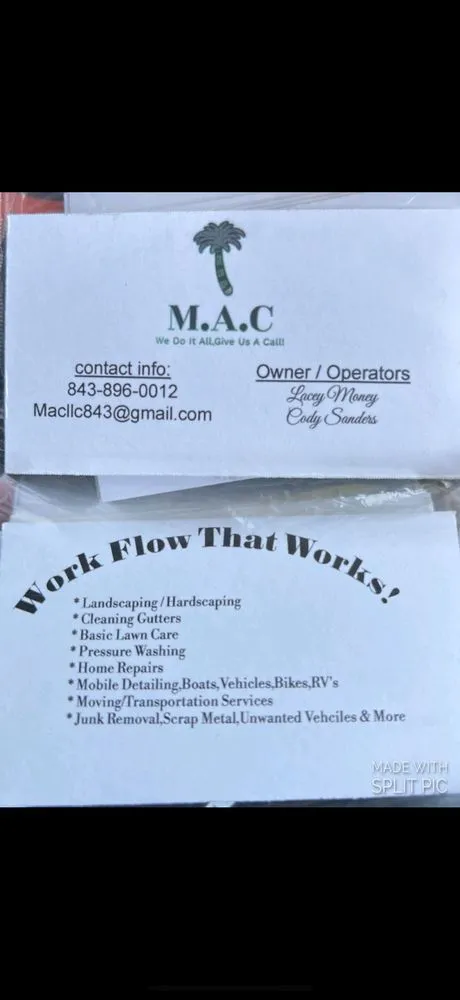 Professional residential landscaping for homes in McClellanville, SC by MAC