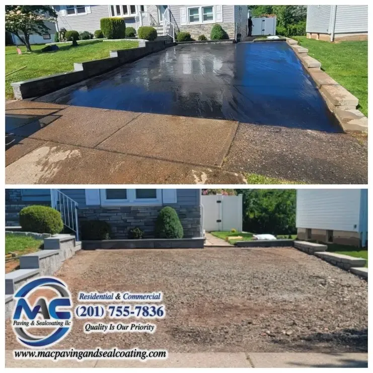 Custom outdoor landscaping in Paterson, NJ by MAC Paving & Sealcoating