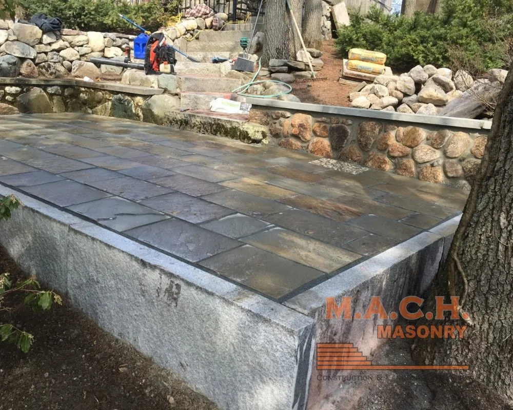 Custom garden landscaping for outdoor upgrades across Lynn, MA - MACH Masonry & Landscaping