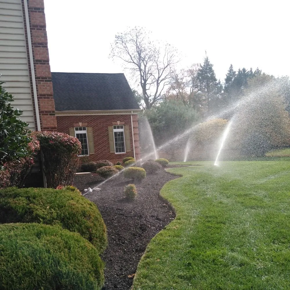 Professional lawn mowing service with custom design across Owings Mills, MD - Machado Landscaping & Tree Services