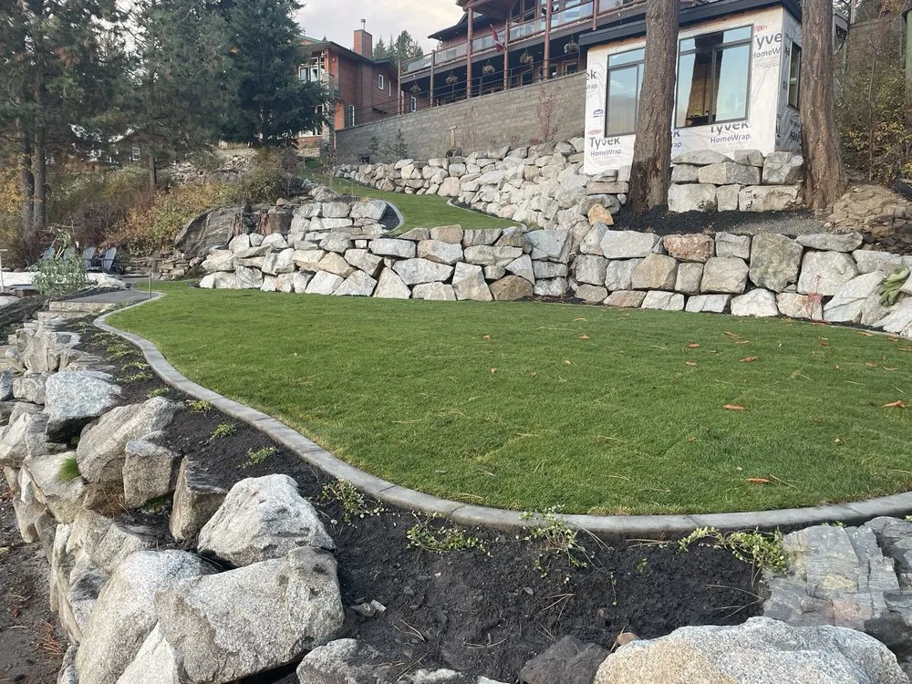 Affordable yard cleanup service with custom design in Post Falls, ID by Machin Enterprises