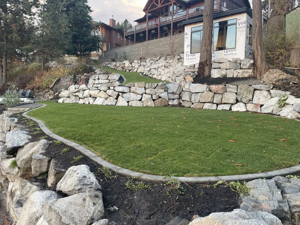Custom garden landscaping experts serving Post Falls, ID - Machin Enterprises