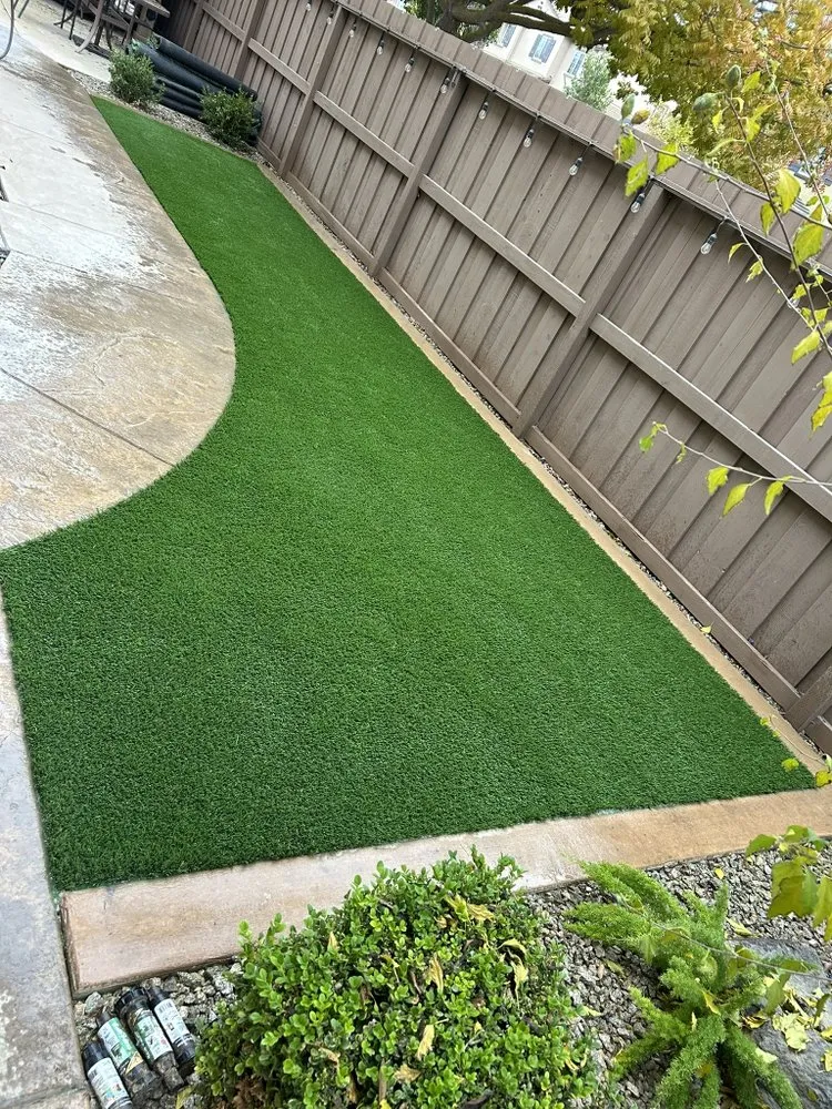 Local lawn mowing service for year-round maintenance in Ceres, CA by Macias Landscaping & Paving