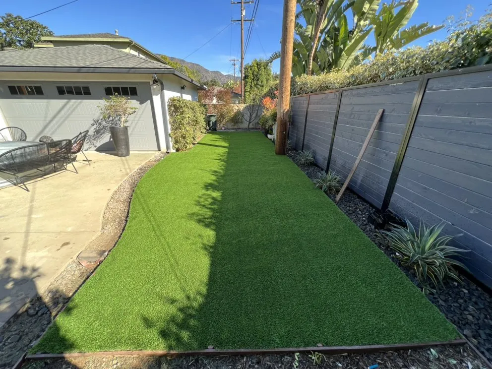 Custom garden landscaping in Hesperia, CA by Macias Landscaping