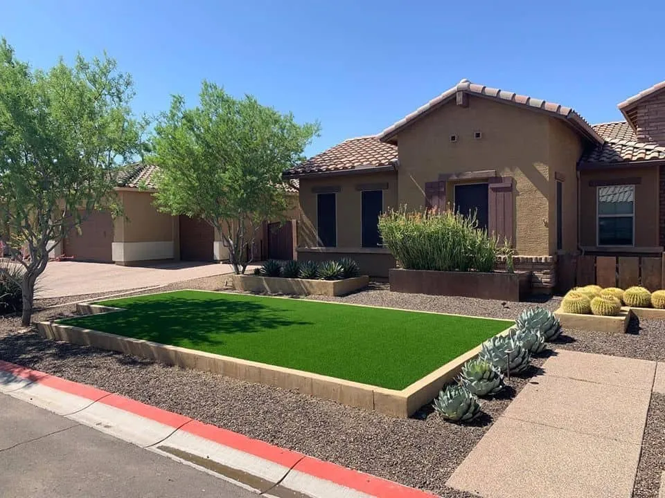 Professional landscape design for residential properties in Hesperia, CA by Macias Landscaping