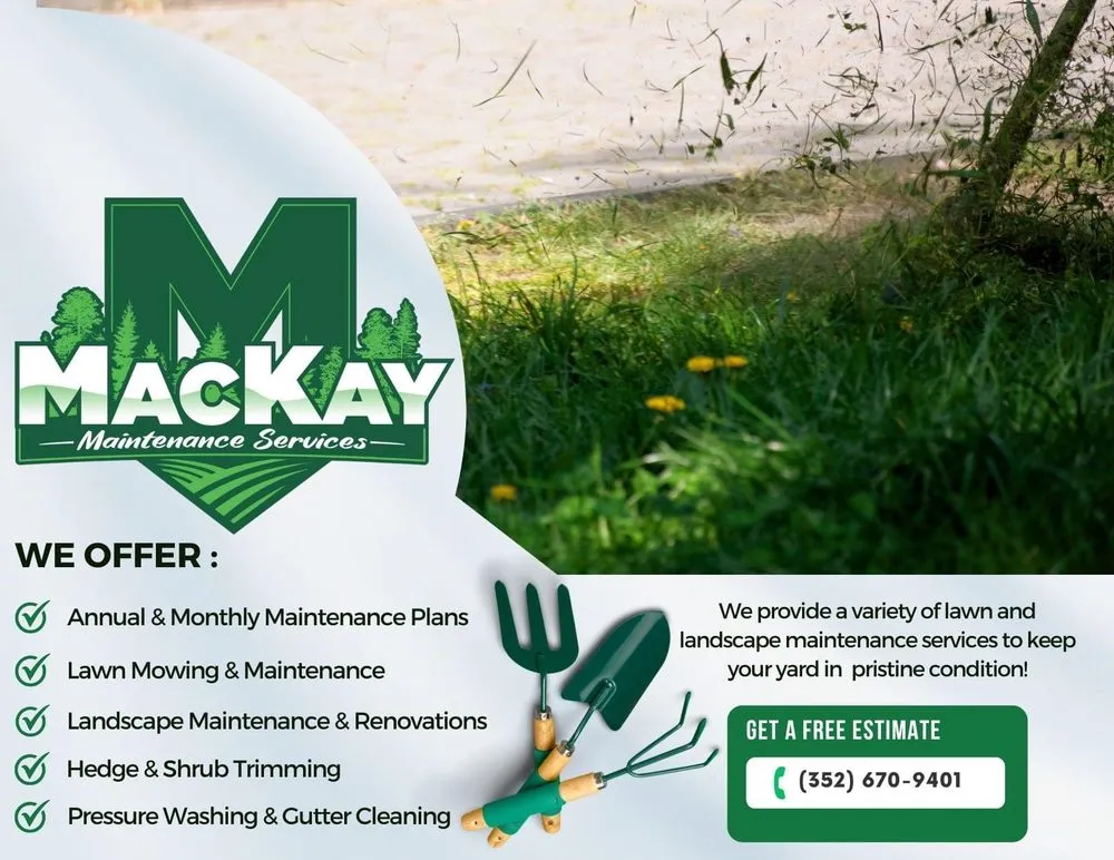 Local garden landscaping in Anthony, FL by MacKay Maintenance Services