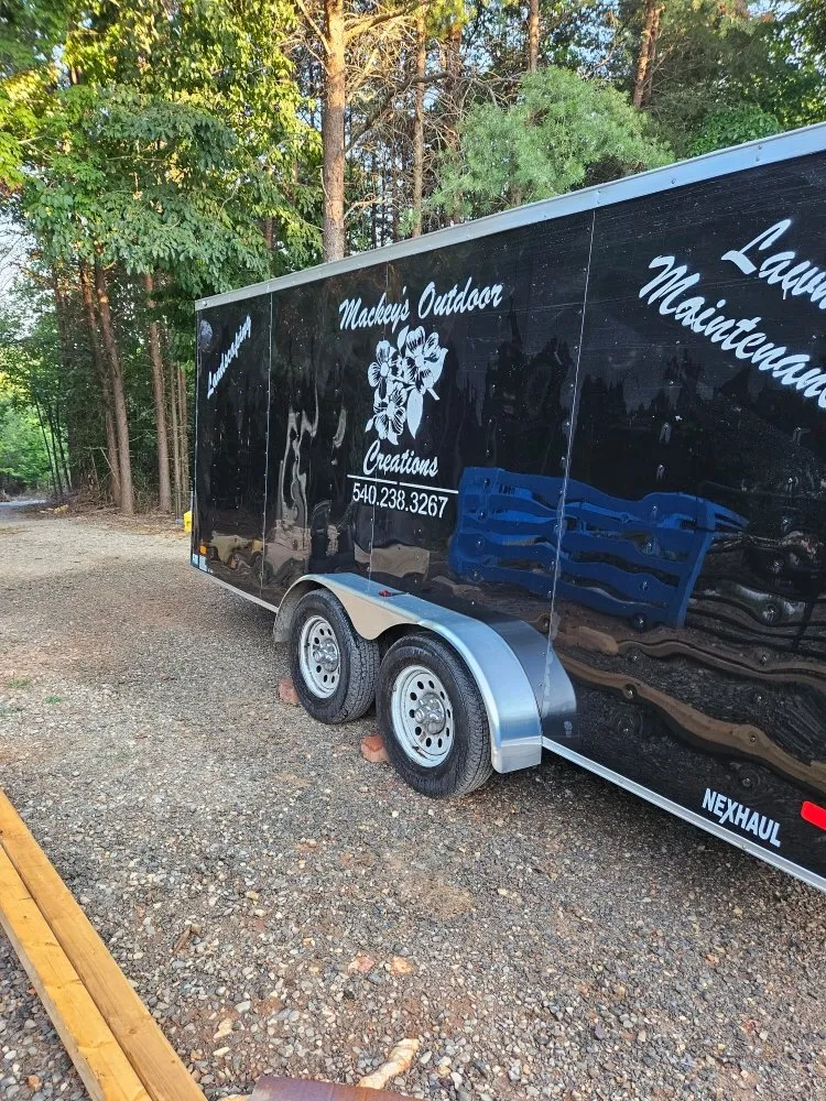 Custom yard cleanup service for residential properties in Roanoke, VA by Mackey's Outdoor Creations