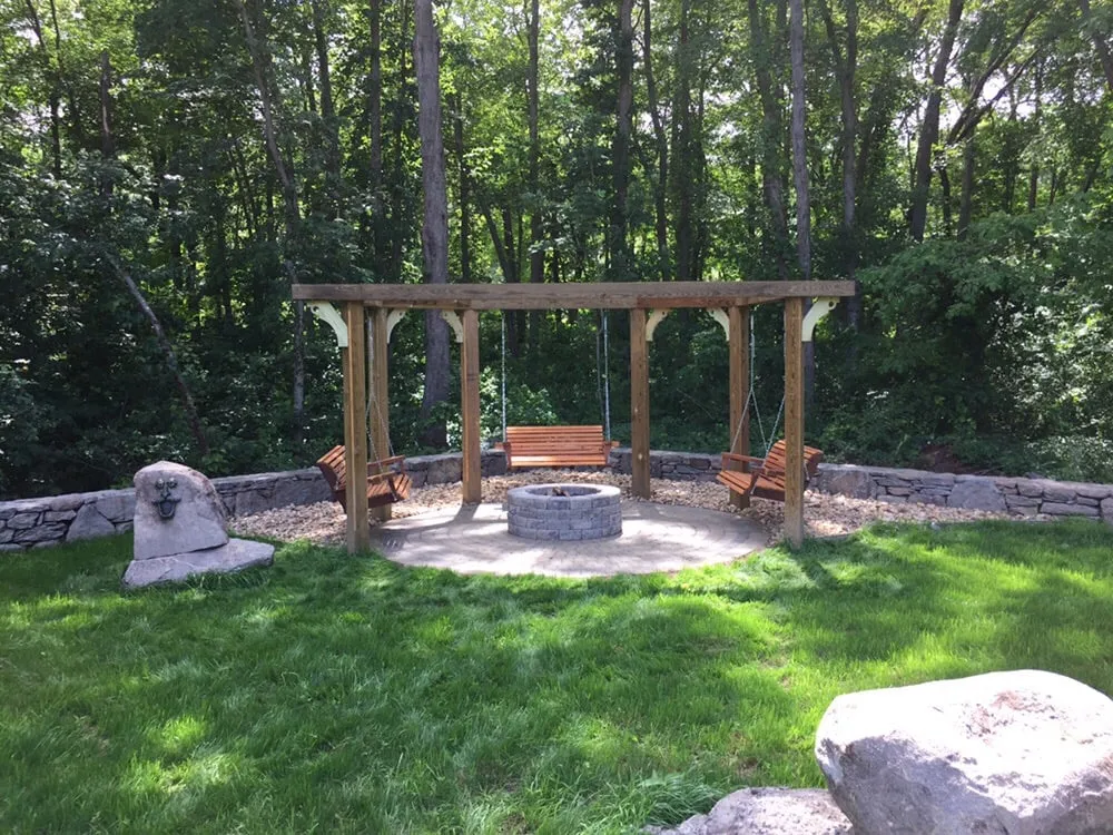 Custom garden landscaping in Rehoboth, MA - MacManus Landscaping
