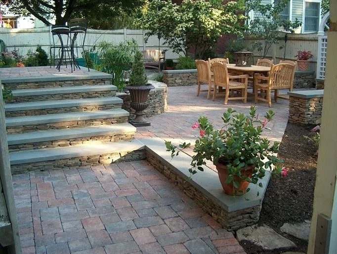Custom garden landscaping in Stoneham, MA - Mac's Landscaping