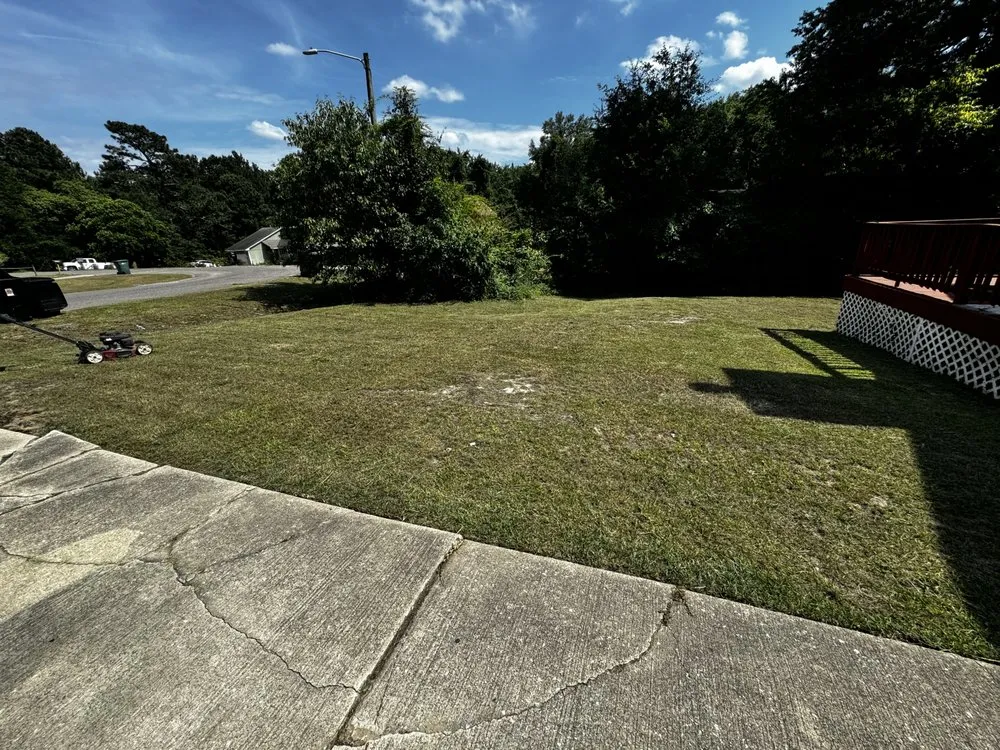 Local landscape installation in Fayetteville, NC by Mac’s Lawn Care