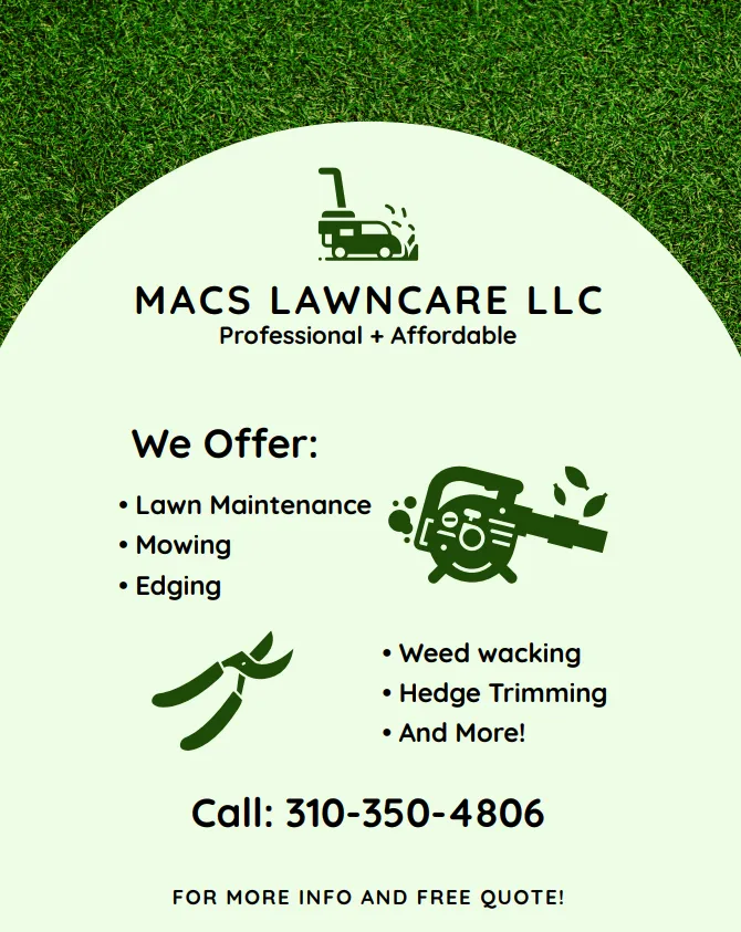Expert lawn care service experts serving Torrance, CA - Macs Lawncare