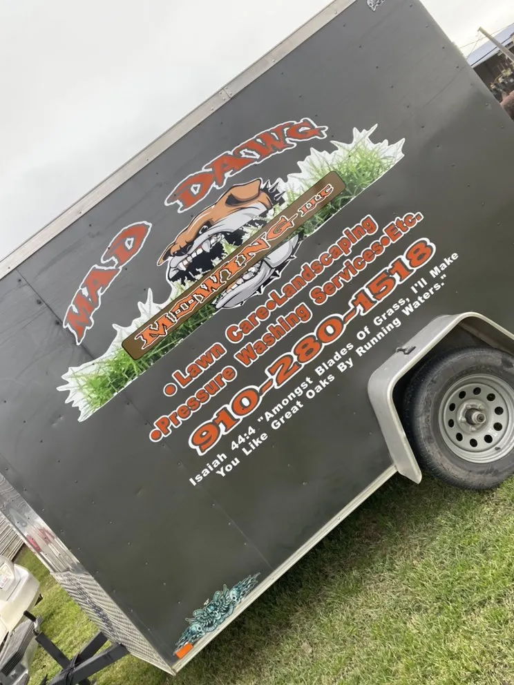 Custom landscaping services with custom design across Rowland, NC - Mad Dawg Mowing
