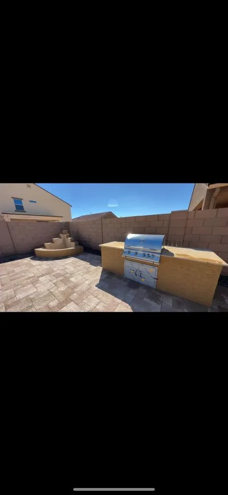 Custom landscaping services with custom design in Tucson, AZ by MAD Hardscapes