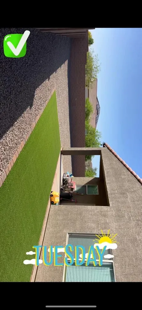 Professional yard cleanup service for year-round maintenance in Tucson, AZ by MAD Hardscapes