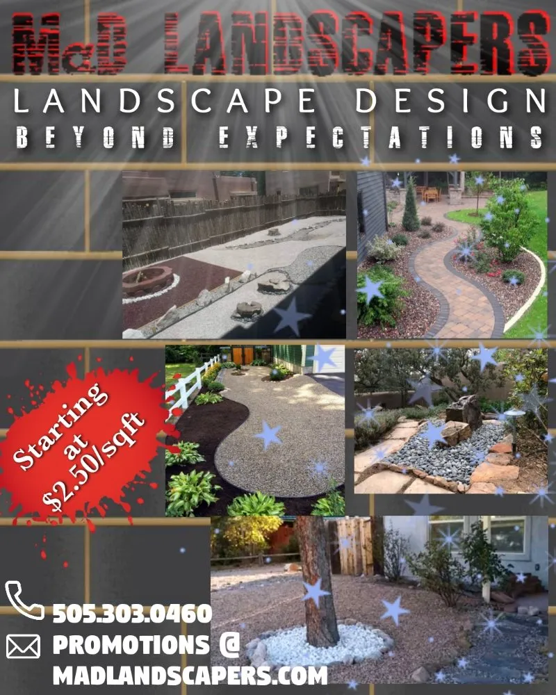 Local garden landscaping in Ojo Caliente, NM - MaD Landscapers