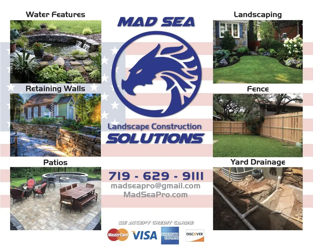 Local landscape design with custom design in Colorado Springs, CO by Mad Sea Landscape Construction Solutions