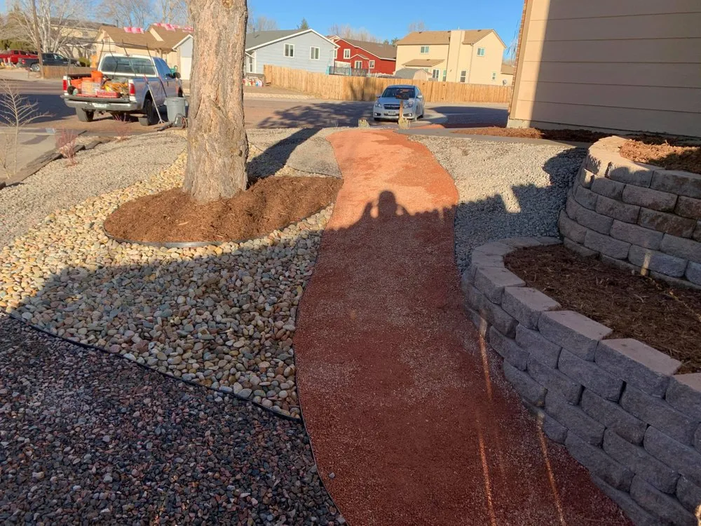 Local garden landscaping with custom design across Colorado Springs, CO - Mad Sea Landscape Construction Solutions