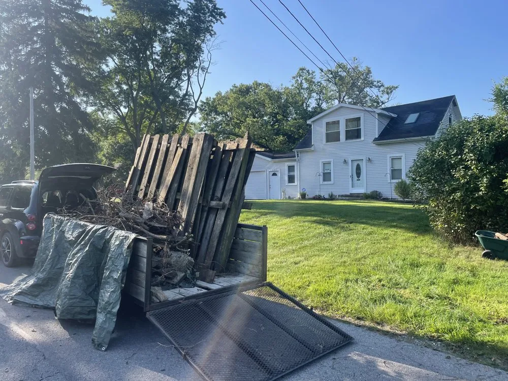 Expert lawn mowing service for year-round maintenance in Toledo, OH by Mad Trash Removal