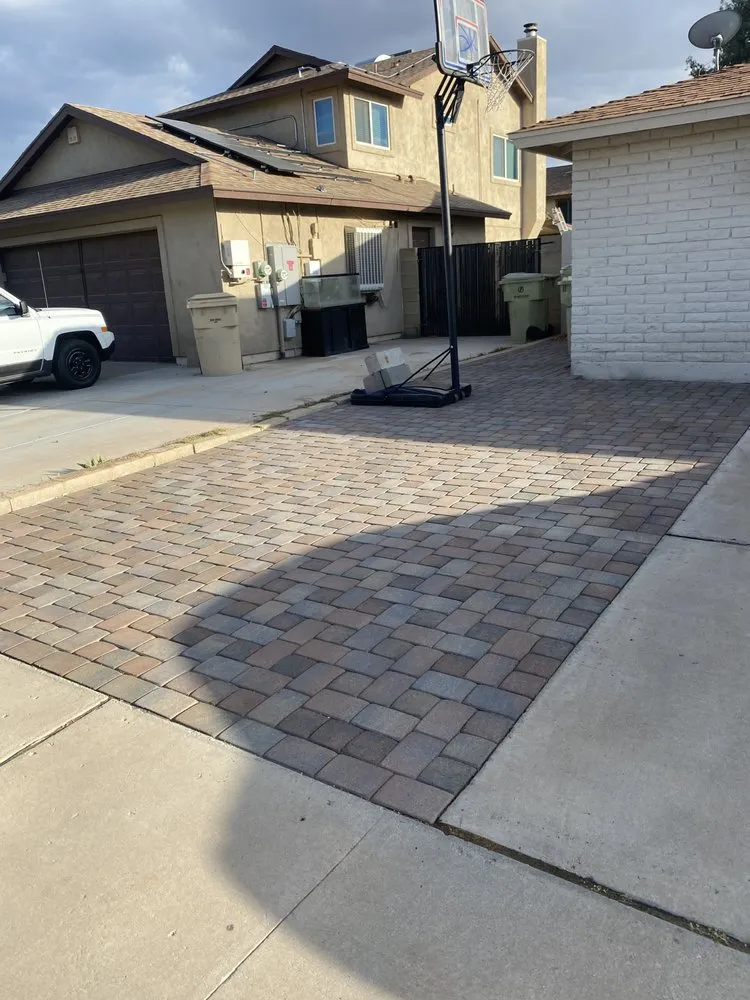 Custom landscape design for year-round maintenance in El Mirage, AZ by Madera Landscaping