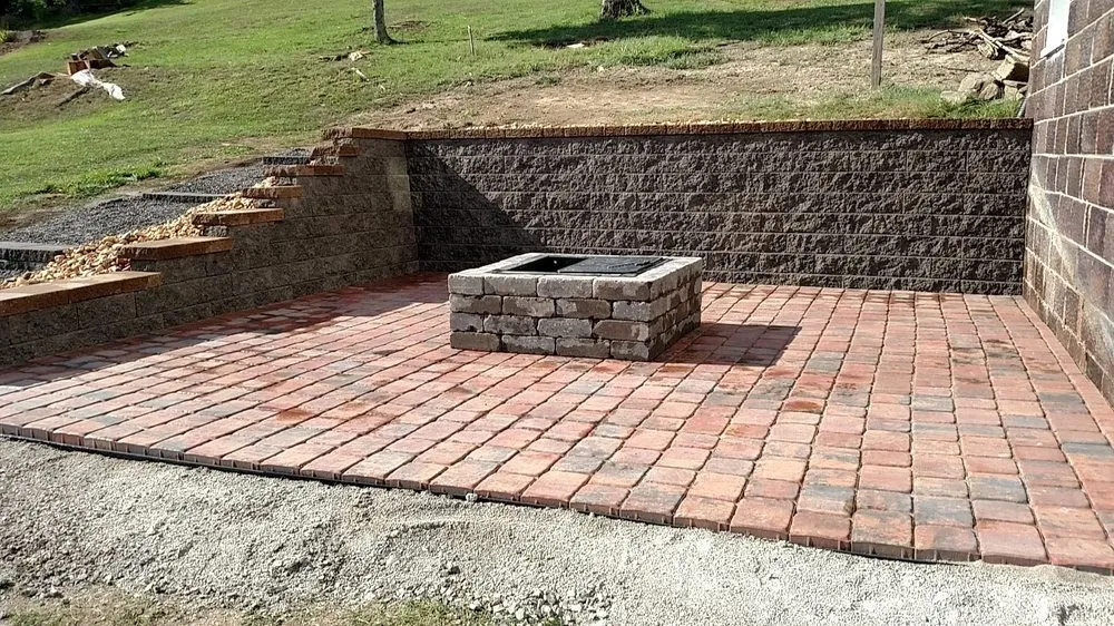 Custom yard cleanup service with custom design in Indiana, PA by Maderer's