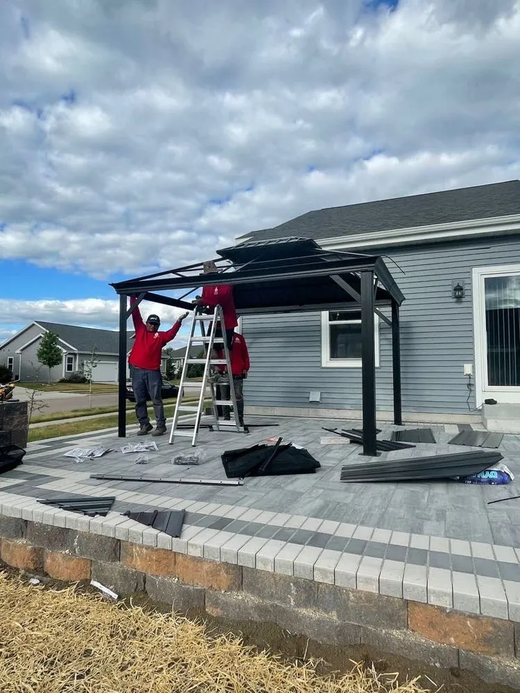 Custom garden landscaping in Oregon, WI - Madison Daniel's Landscaping