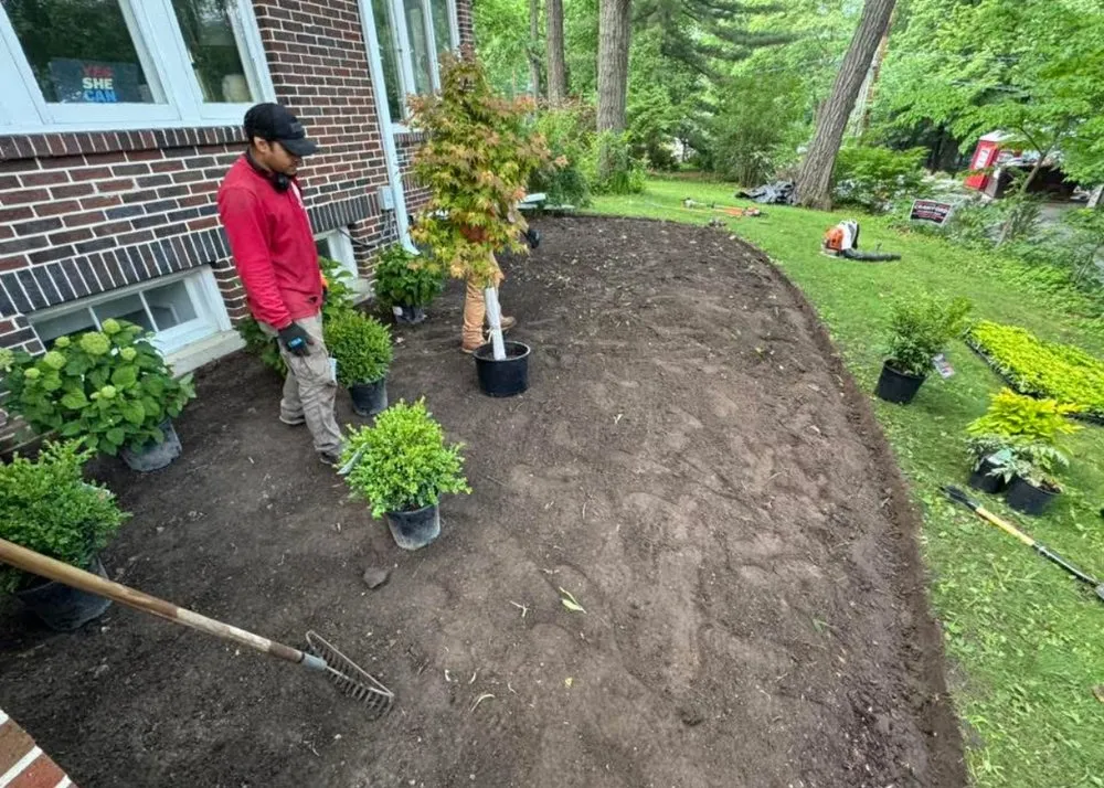 Affordable lawn care service for homes in Madison, WI by Madison Hardscape