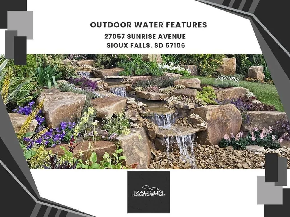 Top-rated garden landscaping with custom design across Sioux Falls, SD - Madison Lawn & Landscape