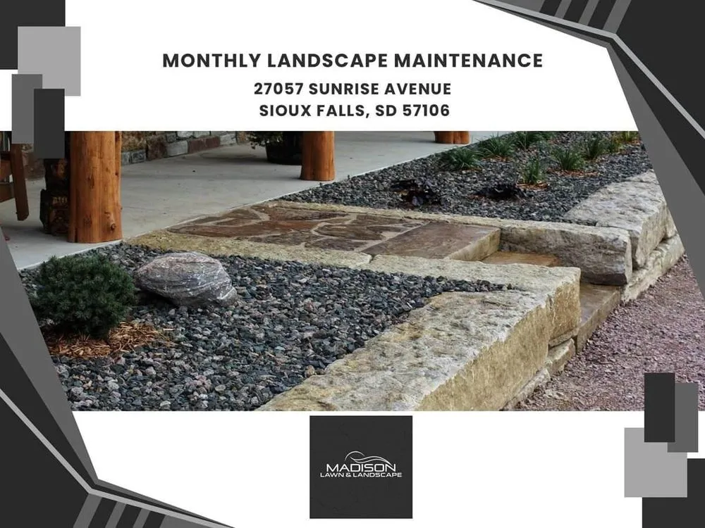 Local outdoor landscaping in Sioux Falls, SD - Madison Lawn & Landscape