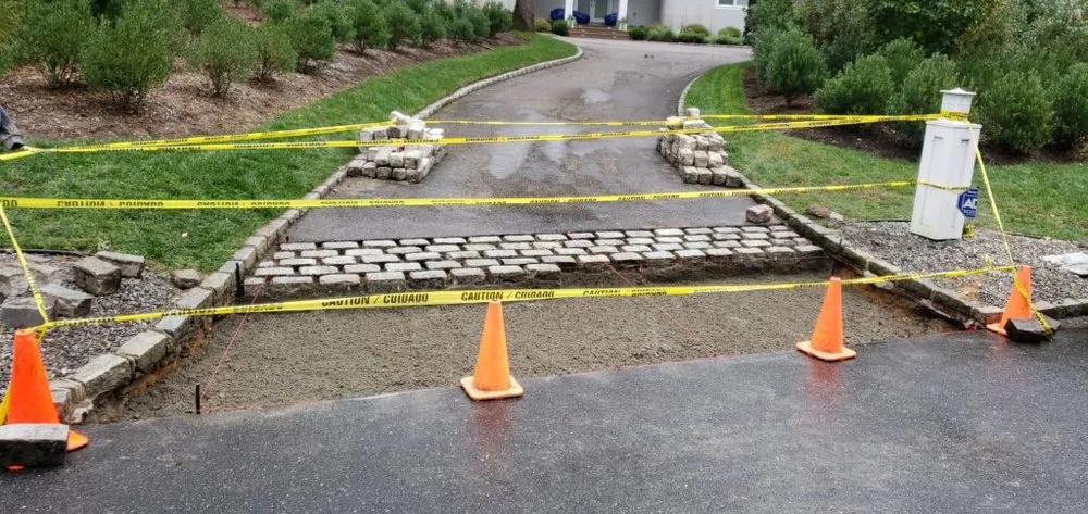 Professional garden landscaping in Riverhead, NY by Madrid Landscaping Services