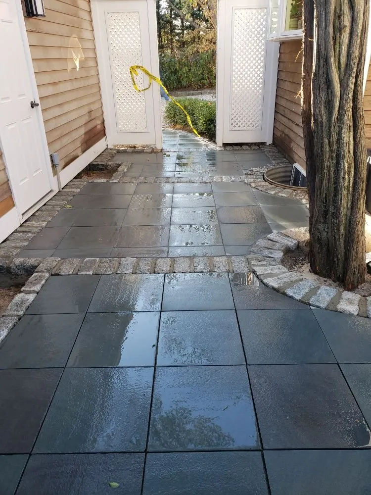 Expert landscape installation in Riverhead, NY by Madrid Landscaping Services