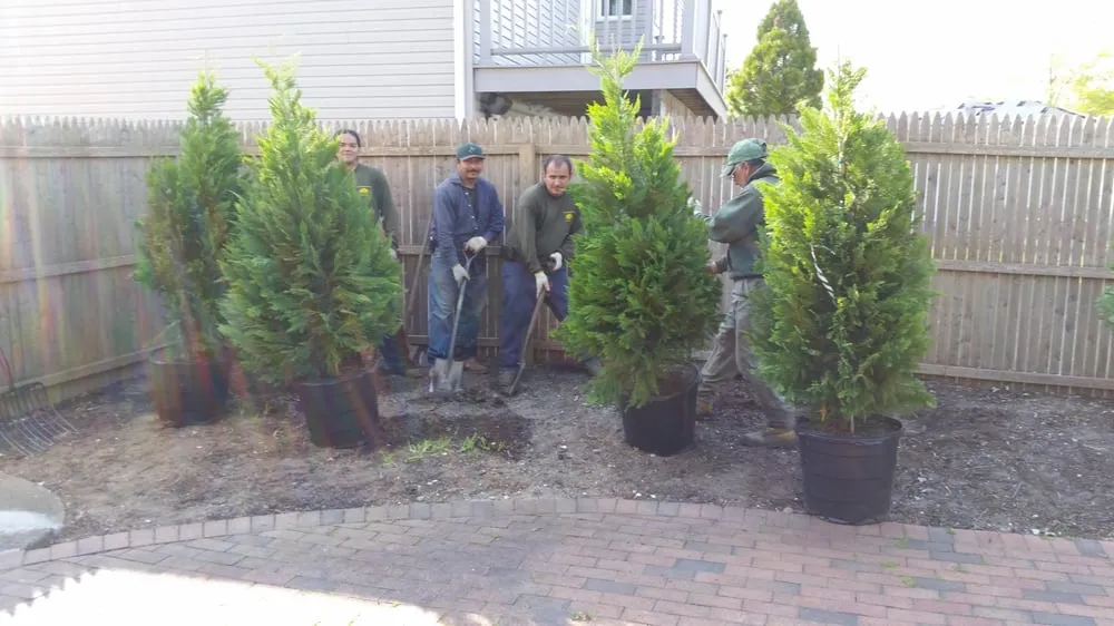 Professional residential landscaping in Shoreham, NY by Madrid Landscaping