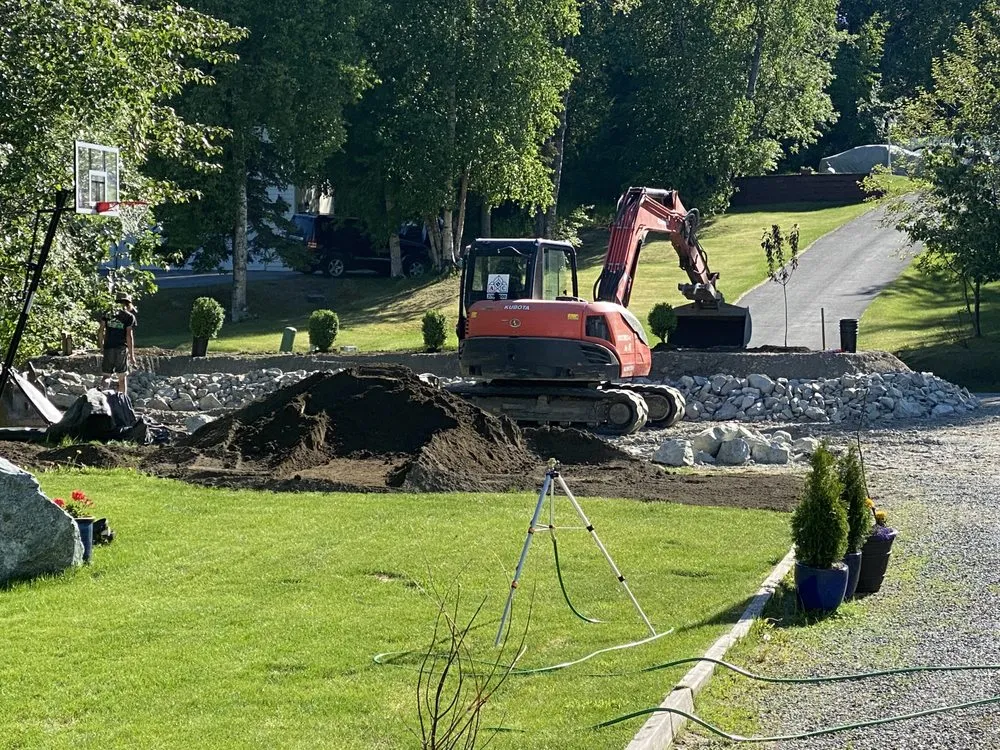 Reliable yard maintenance for beautiful yards across Wasilla, AK - MadRock Dirt Design