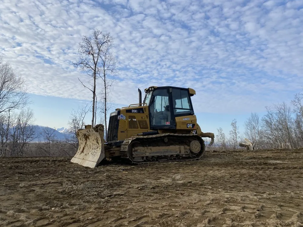 Local landscape installation in Wasilla, AK - MadRock Dirt Design