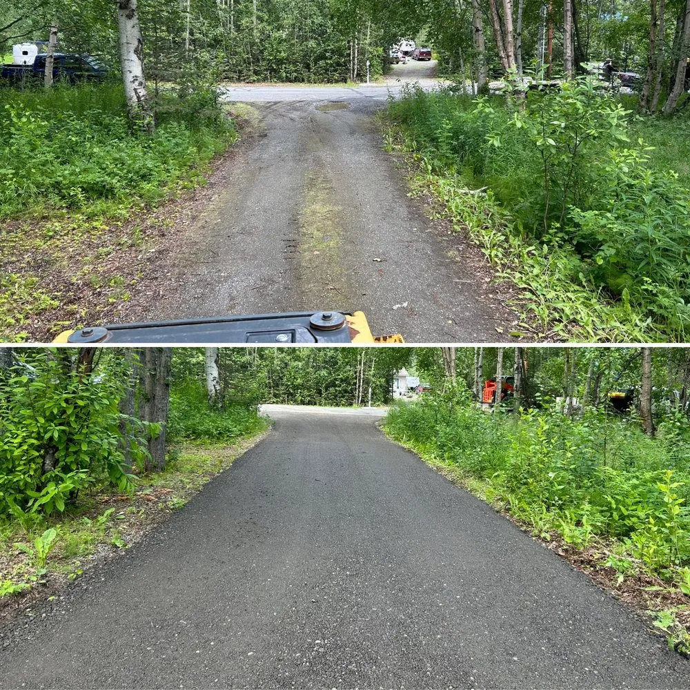 Custom residential landscaping in Wasilla, AK - MadRock Dirt Design