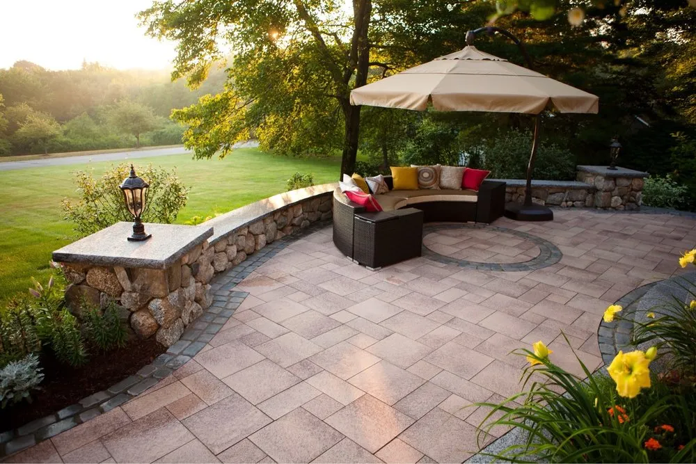 Affordable garden landscaping with custom design in Framingham, MA by Madrona Brothers