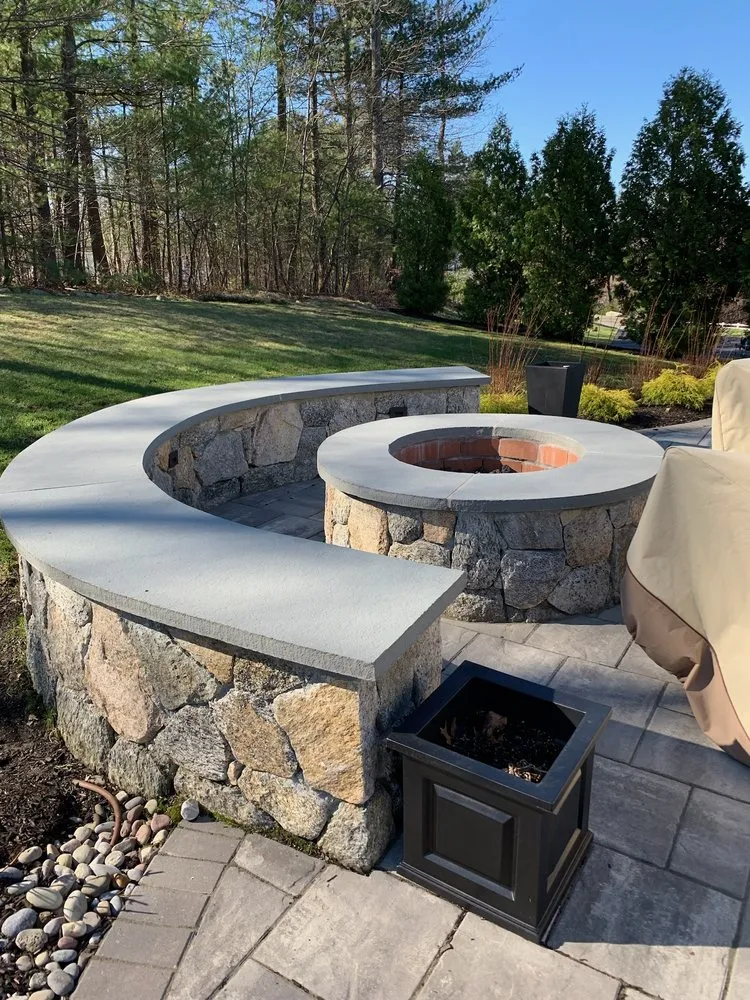 Custom landscaping services in Framingham, MA by Madrona Brothers
