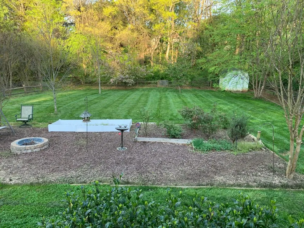 Affordable lawn care service with custom design in Huntersville, NC by Maer Mowing & More