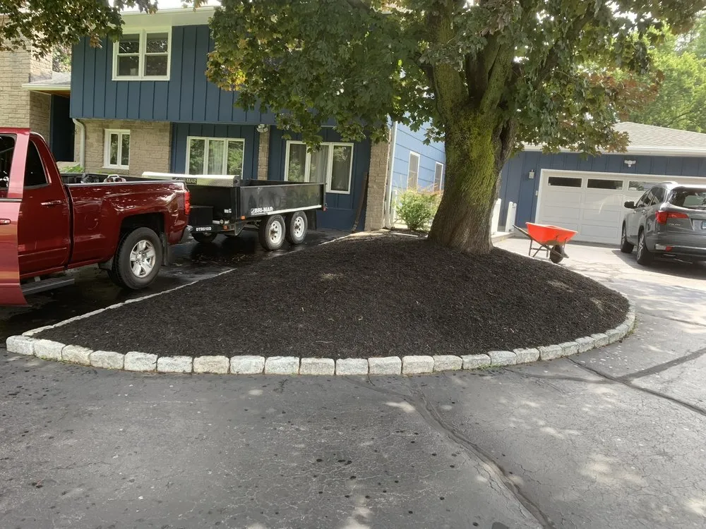 Professional lawn mowing service in Monroe, CT by MAG Landscaping