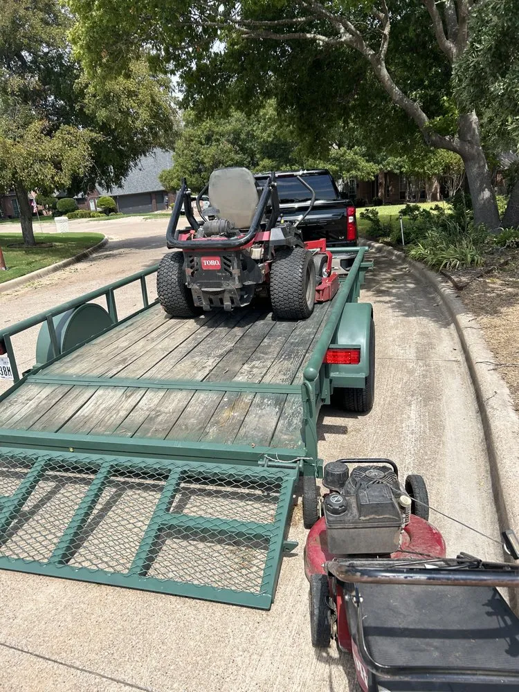 Professional outdoor landscaping in White Settlement, TX by Magana Service