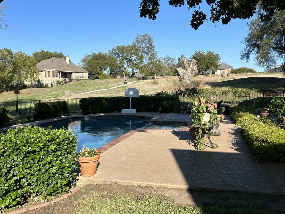 Custom landscape installation in White Settlement, TX - Magana Service